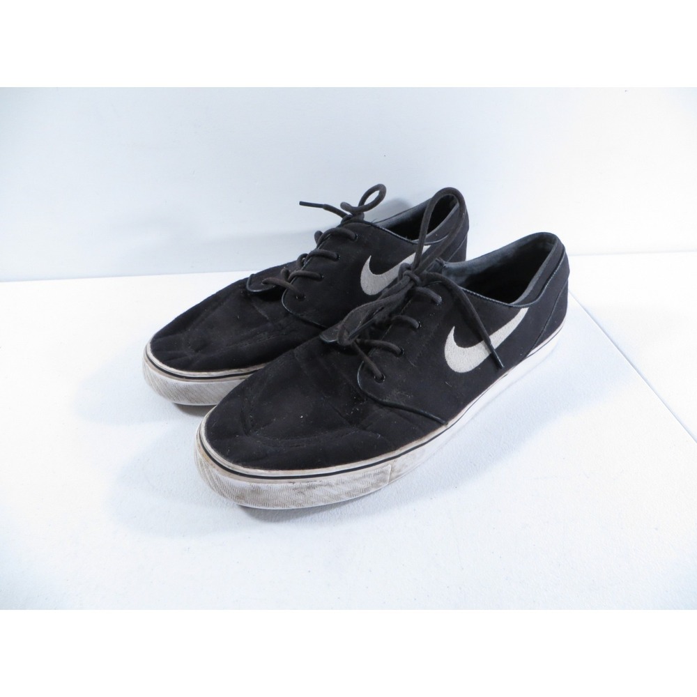 Nike SB Zoom Stefan Janoski Black Canvas Mens Skateboarding Shoes‎ Size 14